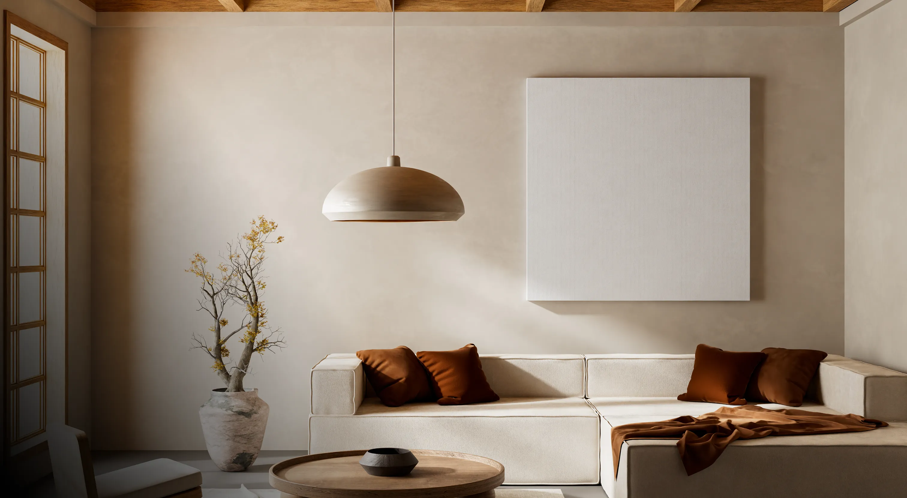 CASE.01 やすらぎのアイボリー 心と身体がほっと落ち着く空間に